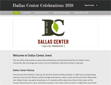 Tablet Screenshot of dallascentercelebrations.com